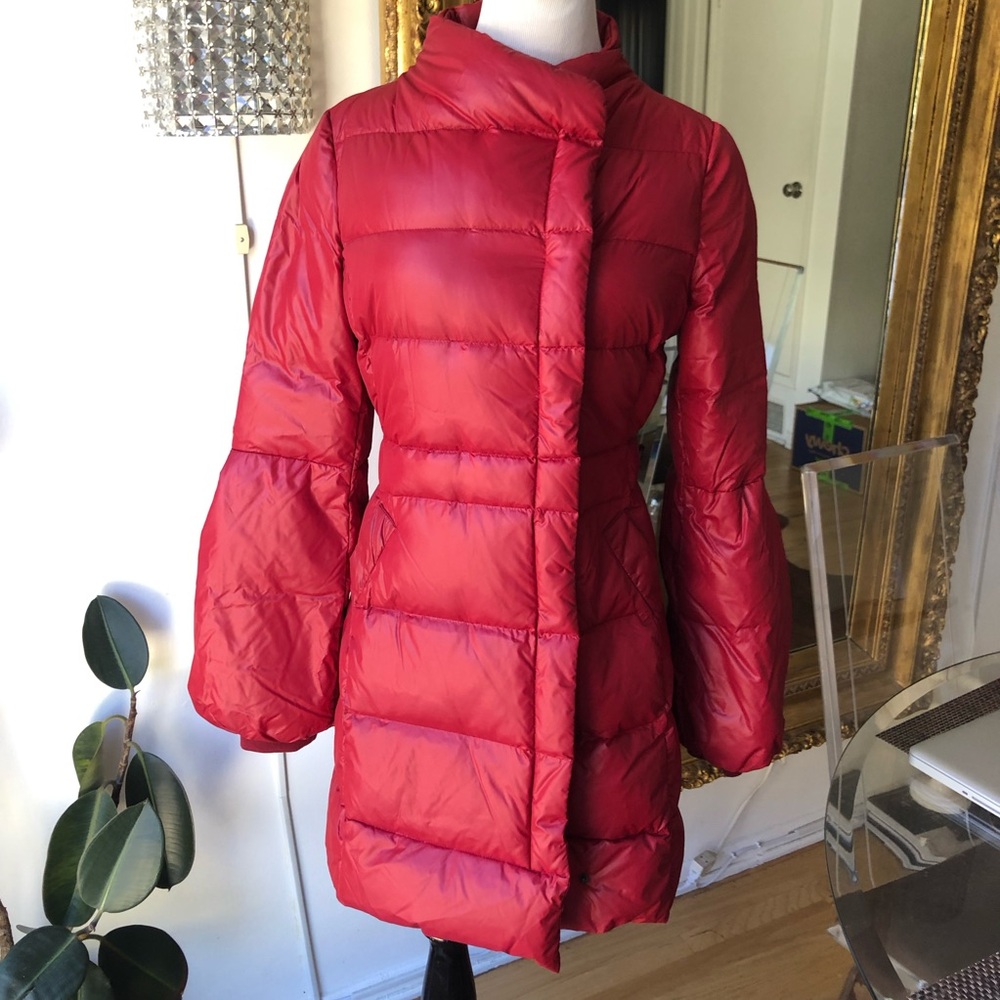 John Richmond Women's Red Puffer Coat Jacket size 42